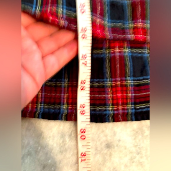 J Jill Button up Shirt Red/Navy Blue/Yellow Plaid Women’s Blouse SZ XL NormCore - Picture 6 of 9